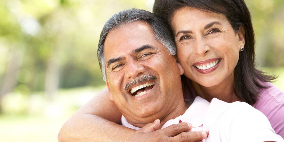 Mature Couple with Dentures