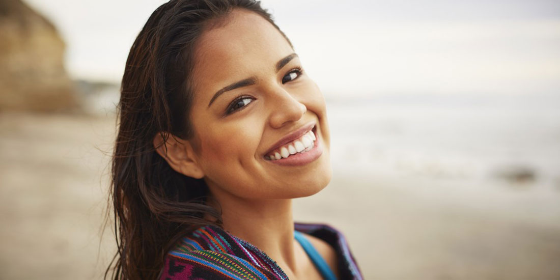 Girl with Beautiful White Smile